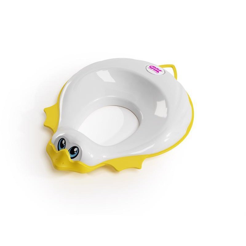 Ok Baby redukce na WC Ducka bílá s měkkým polstrováním