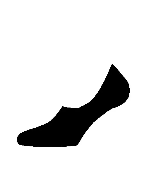 Ponožky baleríny - "mokasínky" Golden Lady 67F Pariscarpa Cotton A'2 nero 39/42-M/L