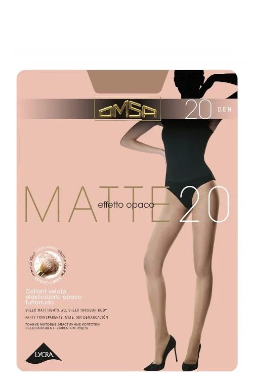 Dámské punčochové kalhoty Omsa Matte 20 den nero 4-L