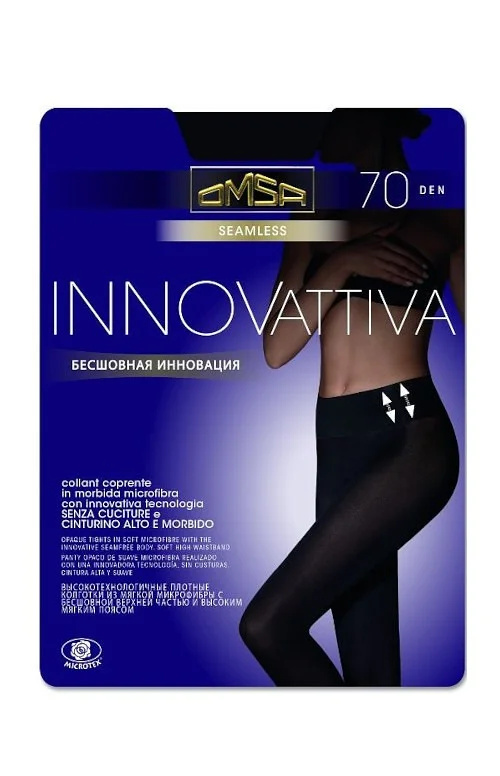 Dámské punčochové kalhoty Omsa Innovattiva 70 den 2-5 nero/černá 2-S