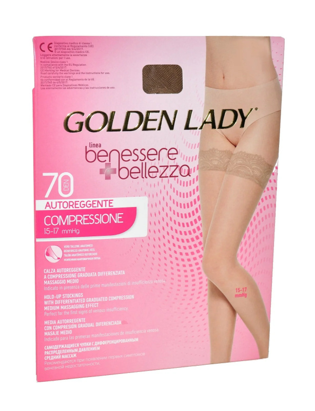 Golden Lady Benessere Bellezza punčochy 70 den 2-4 playa 3-M