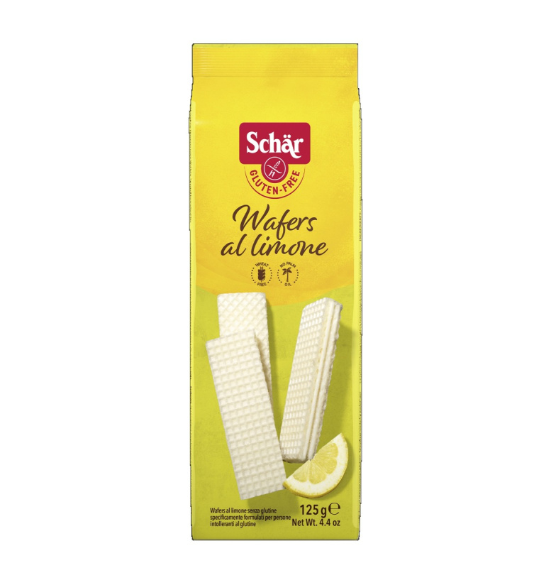SCHÄR Wafers al limone bezlepkové oplatky 125 g