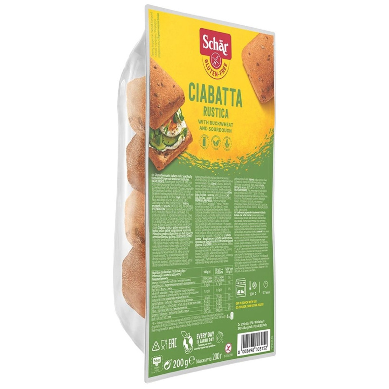 Schär Ciabattine rustica bez lepku