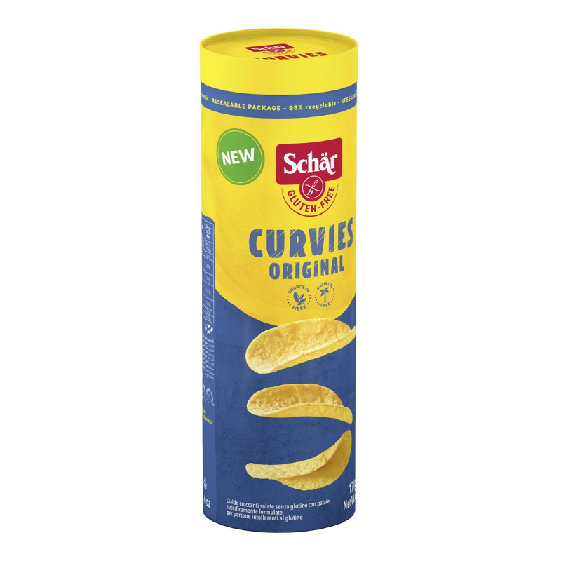 SCHÄR Curvies Original křupavé chipsy bez lepku 170 g