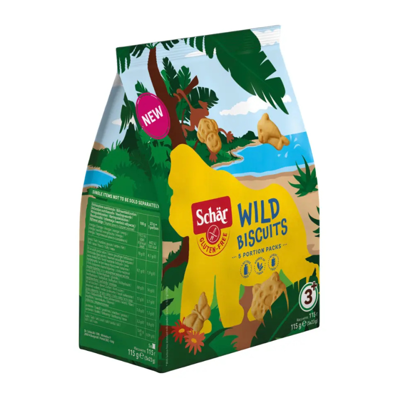 Schär Sušenky Wild Biscuits bez lepku 115 g
