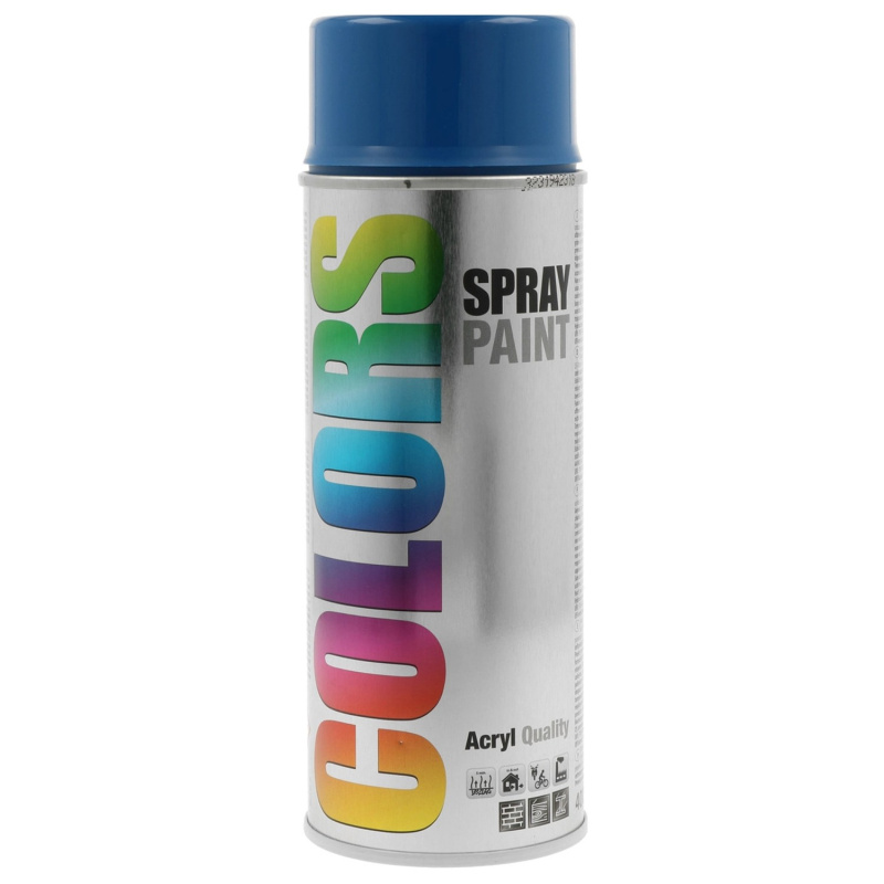 Lak ve spreji COLORS RAL 5010 enziánová modrá lesklá 400 ml