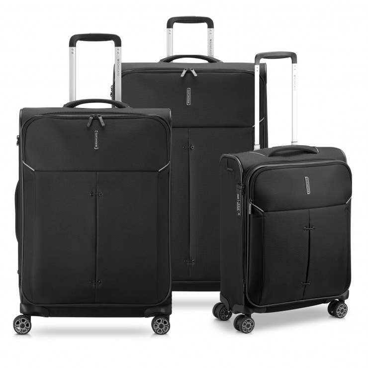 Roncato IRONIK 2.0 Sada 3 kufrů 55/65/75cm Černá