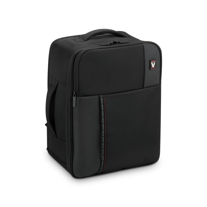 Roncato MOVE Batoh do kabiny Černá 40cm 24L