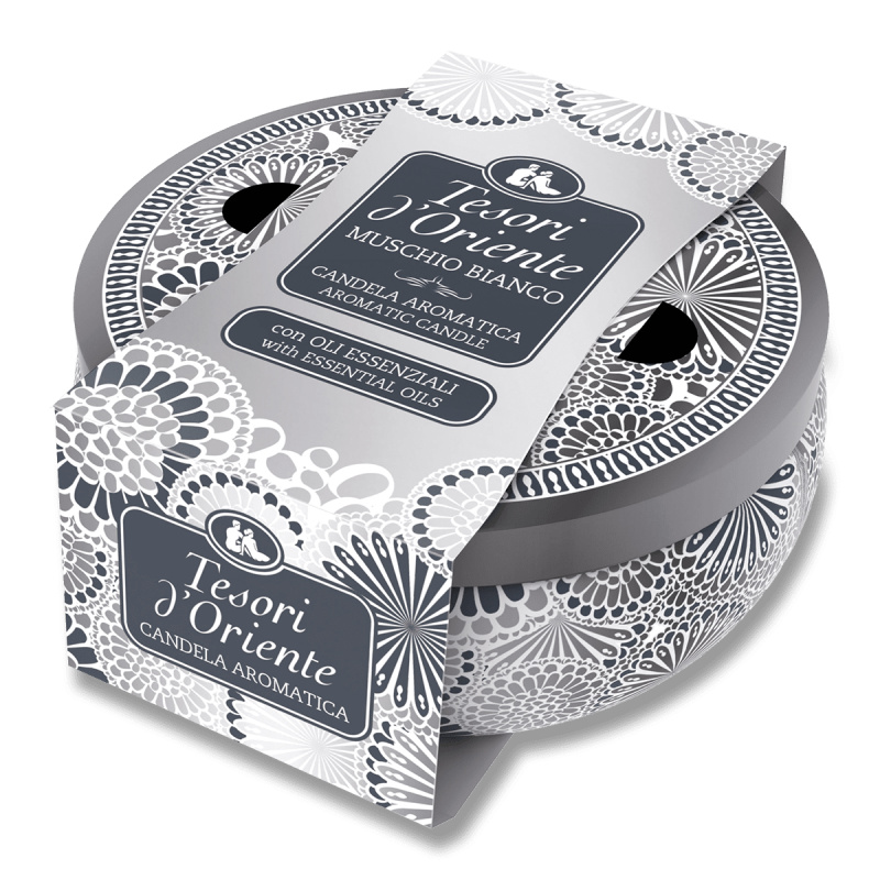 Tesori d´Oriente White musk - vonná svíčka - 200 g