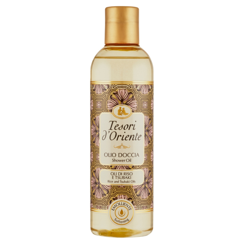 Tesori d'Oriente Sprchový rýžový a Tsubaki olej, 250ml