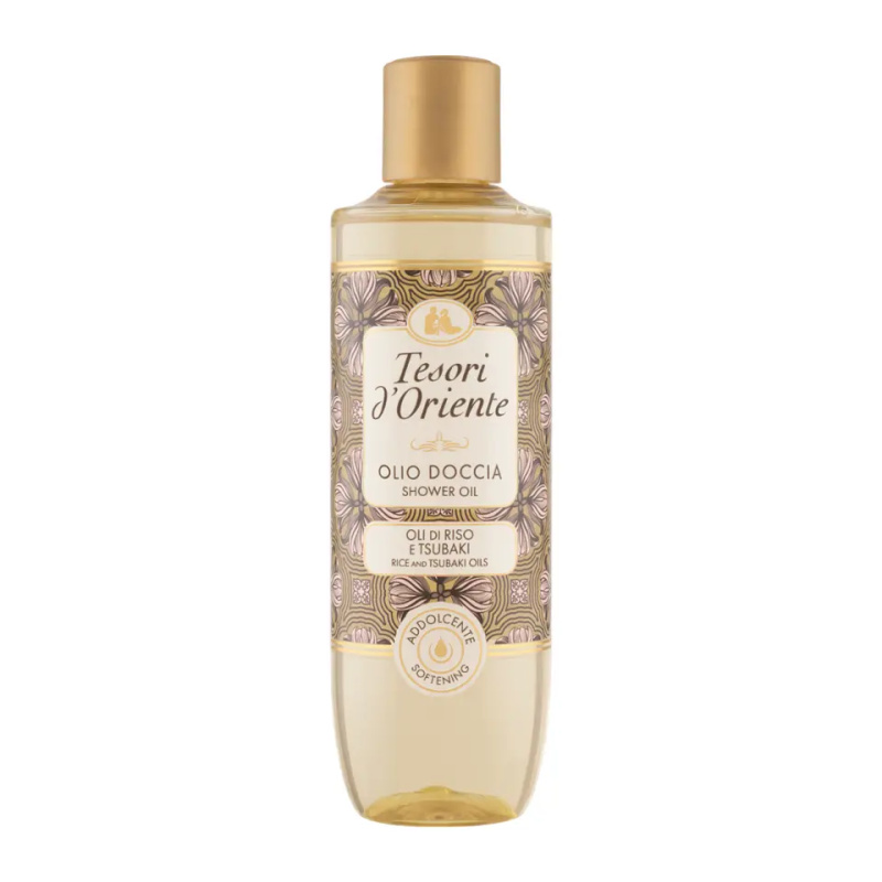 Tesori d'Oriente Sprchový rýžový a Tsubaki olej, 250ml