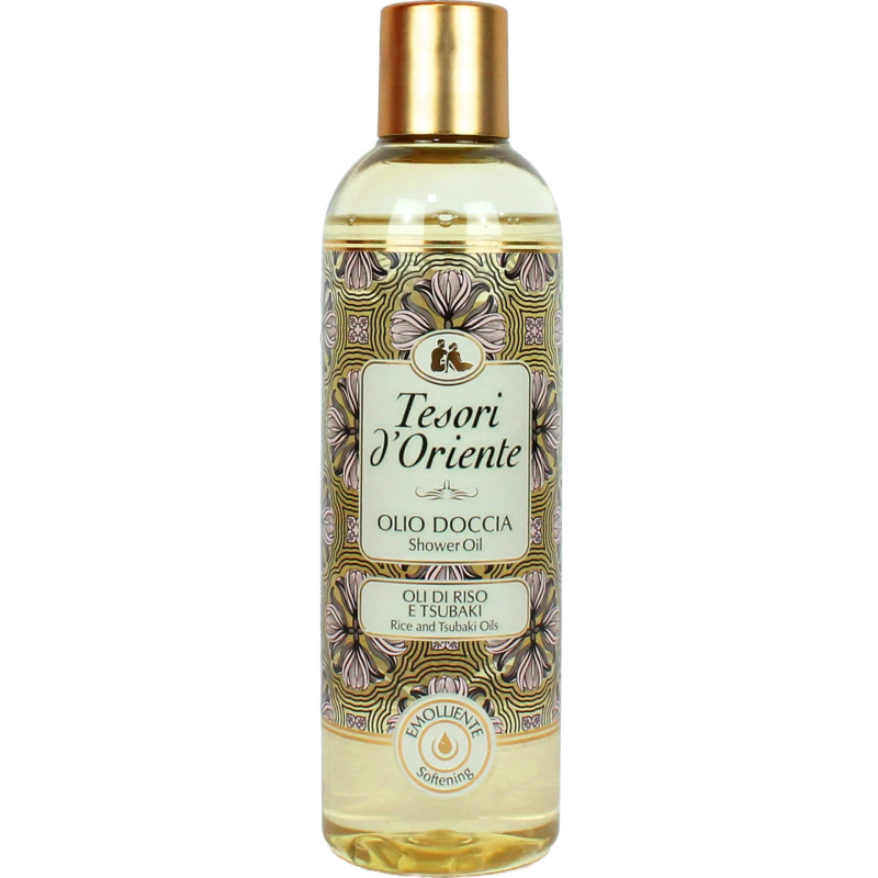 Tesori d'Oriente Sprchový rýžový a Tsubaki olej, 250ml