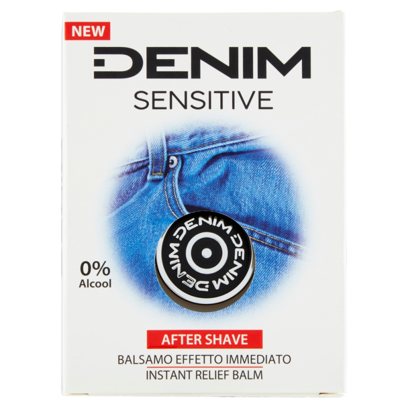 Denim Sensitive balzám po holení pro muže 100 ml