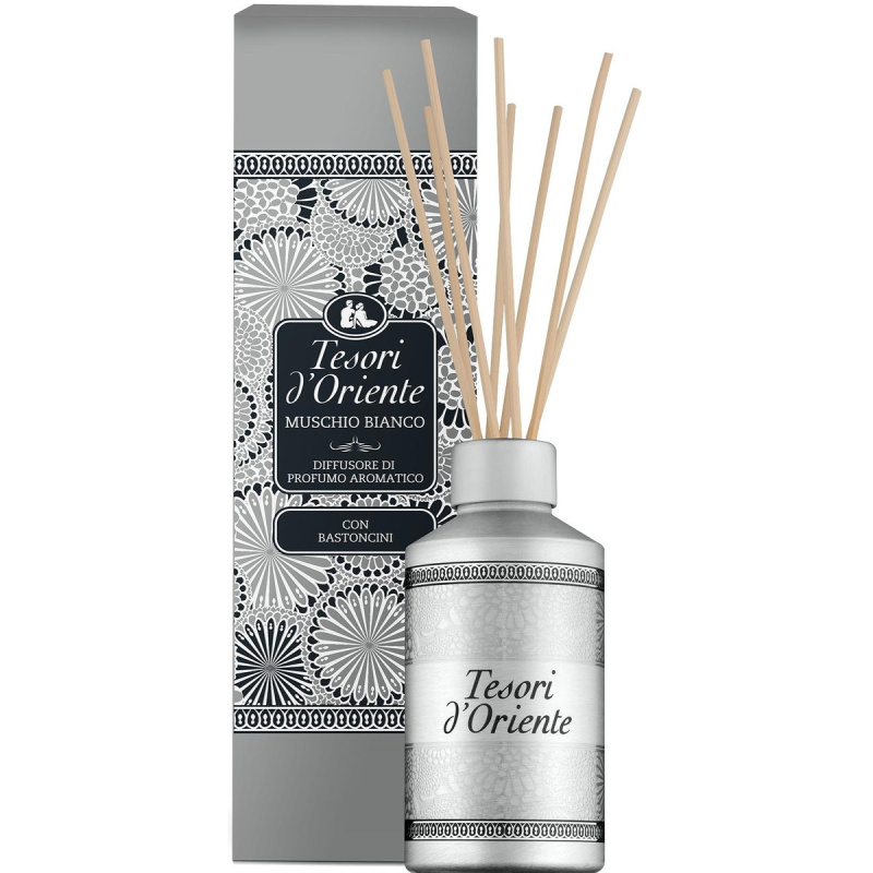 Tesori d'Oriente White Musk difuzér s tyčinkami