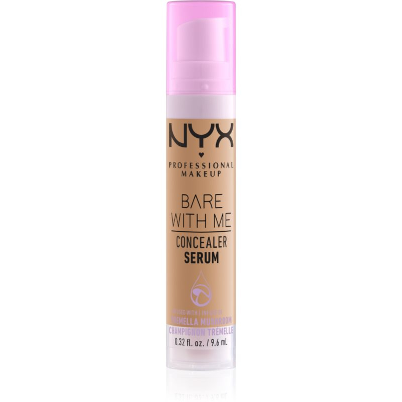 NYX Professional Makeup Bare With Me Concealer Serum hydratační korektor 2 v 1 odstín 07 Medium 9,6 ml