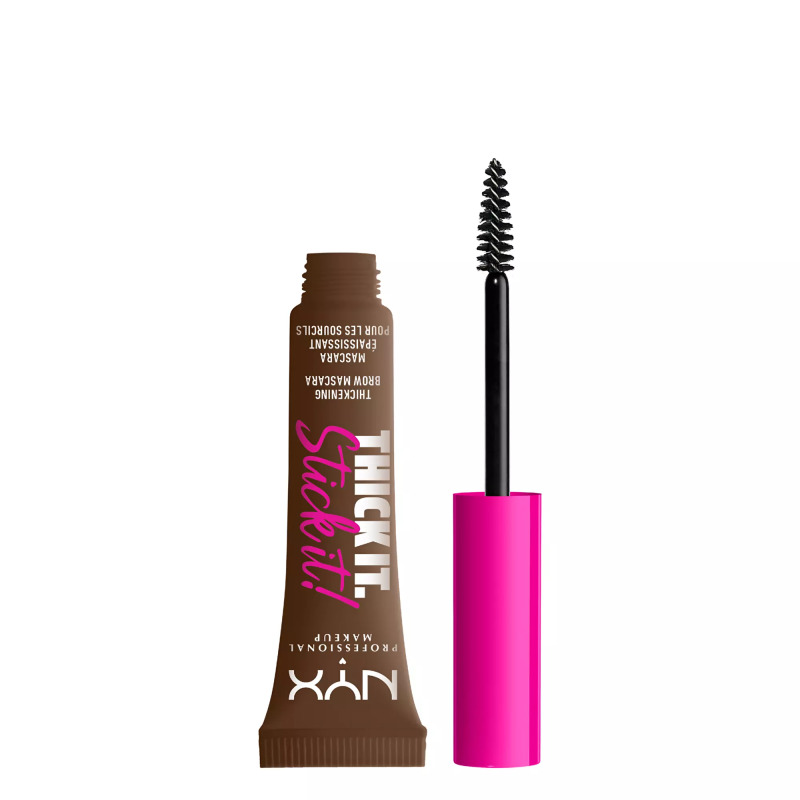 NYX Professional Makeup Thick it Stick It Brow Mascara řasenka na obočí odstín 06 Brunette 7 ml