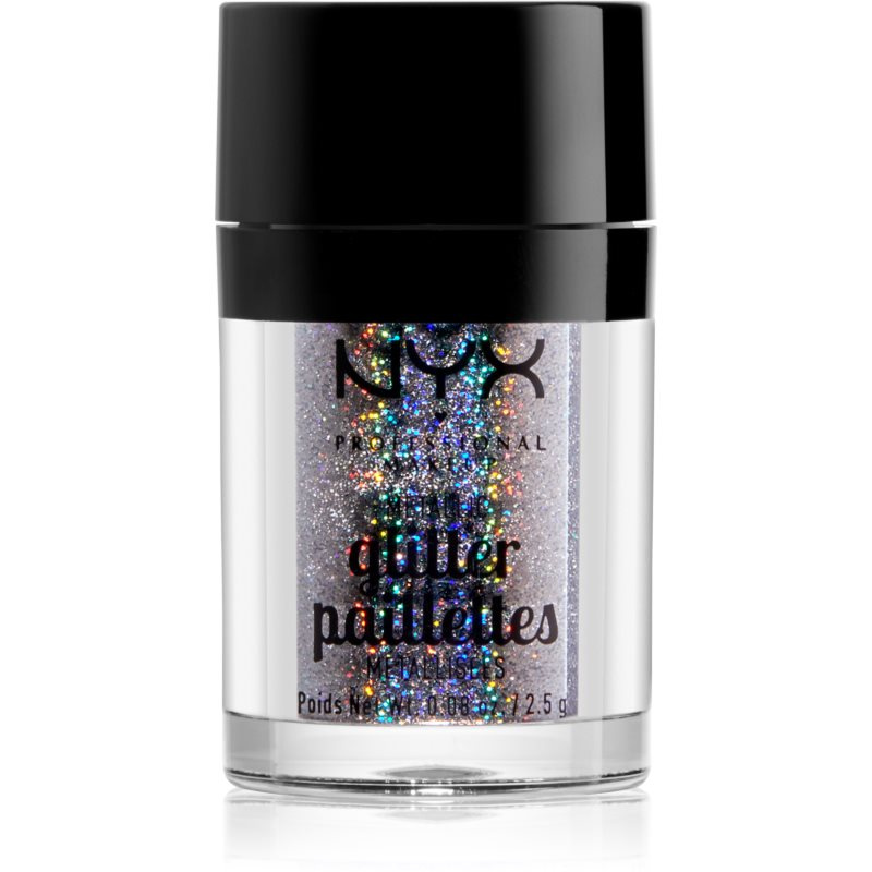 NYX Professional Makeup Glitter Goals metalické třpytky na obličej a tělo odstín 06 Style Star 2.5 g