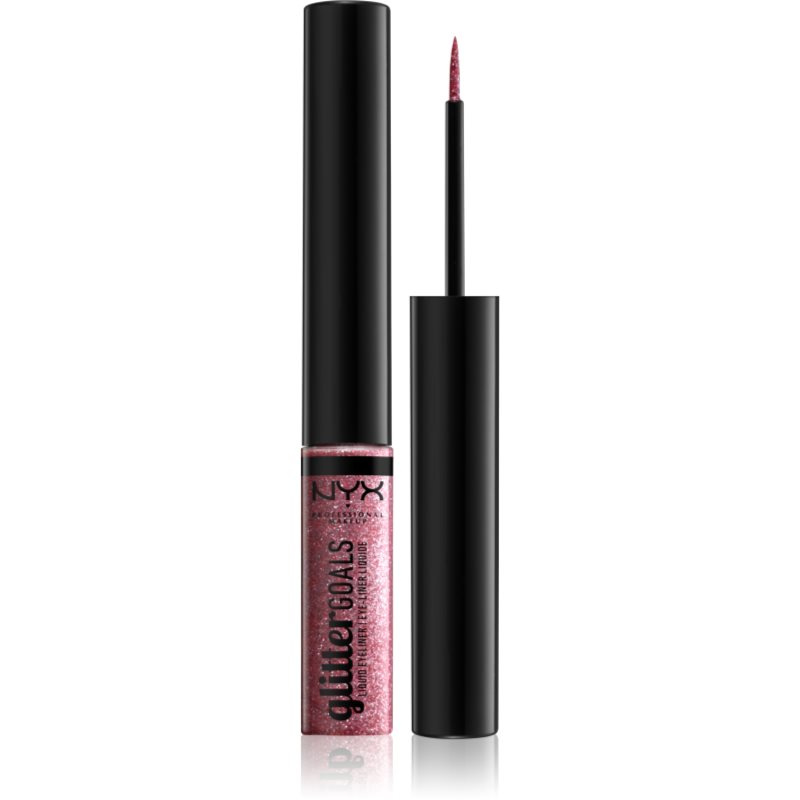 NYX Professional Makeup Glitter Goals oční linky odstín Quartzy 4 ml
