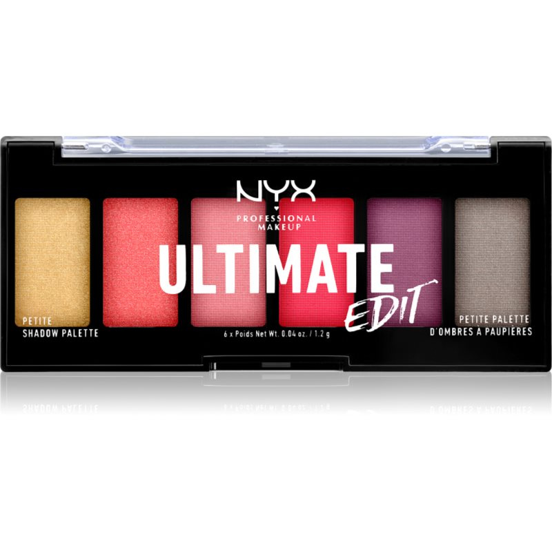 NYX Professional Makeup Ultimate Edit Petite Shadow paletka očních stínů odstín 03 Phoenix 6x1.2 g