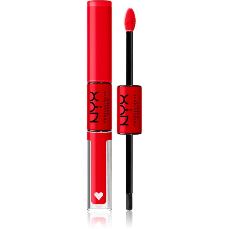NYX Professional Makeup Shine Loud High Shine Lip Color tekutá rtěnka s vysokým leskem odstín 17 - Rebel In Red 6,5 ml