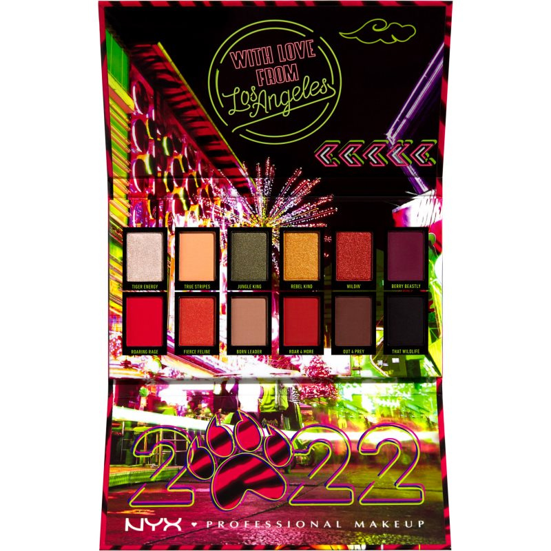 NYX Professional Makeup Lunar New Year 2022 paletka očních stínů 12x0.85 g