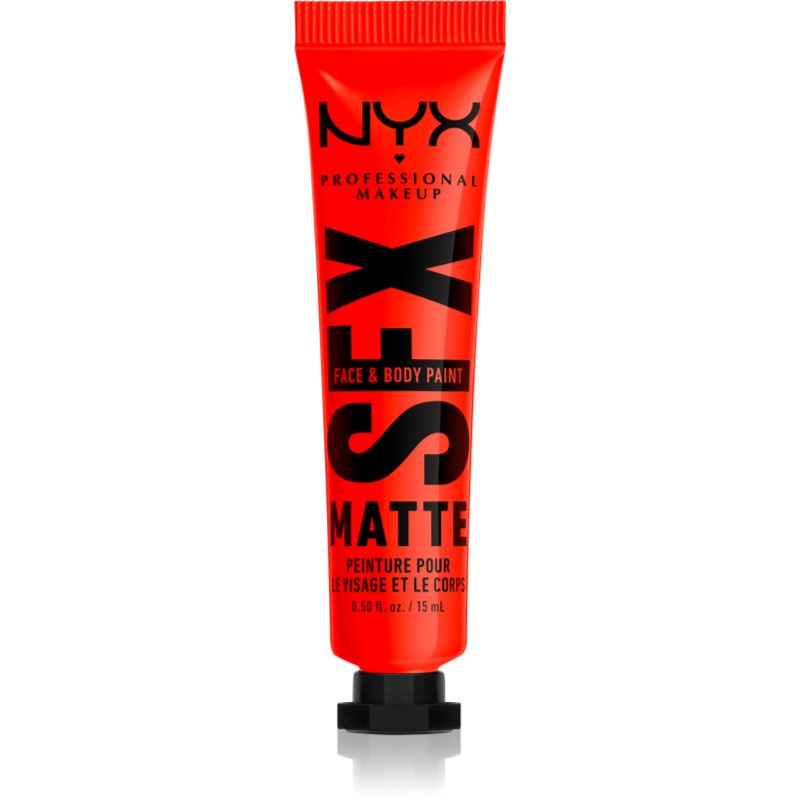 NYX Professional Makeup Halloween SFX Paints krémové stíny na obličej a tělo odstín 02 Fired Up 15 ml