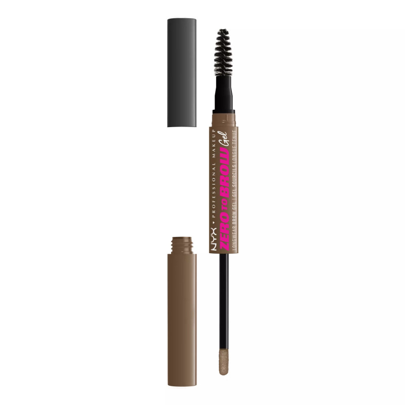 NYX Professional Makeup Zero To Brow Gel gel na obočí s aplikátorem odstín 02 Ash Blonde 2 ml