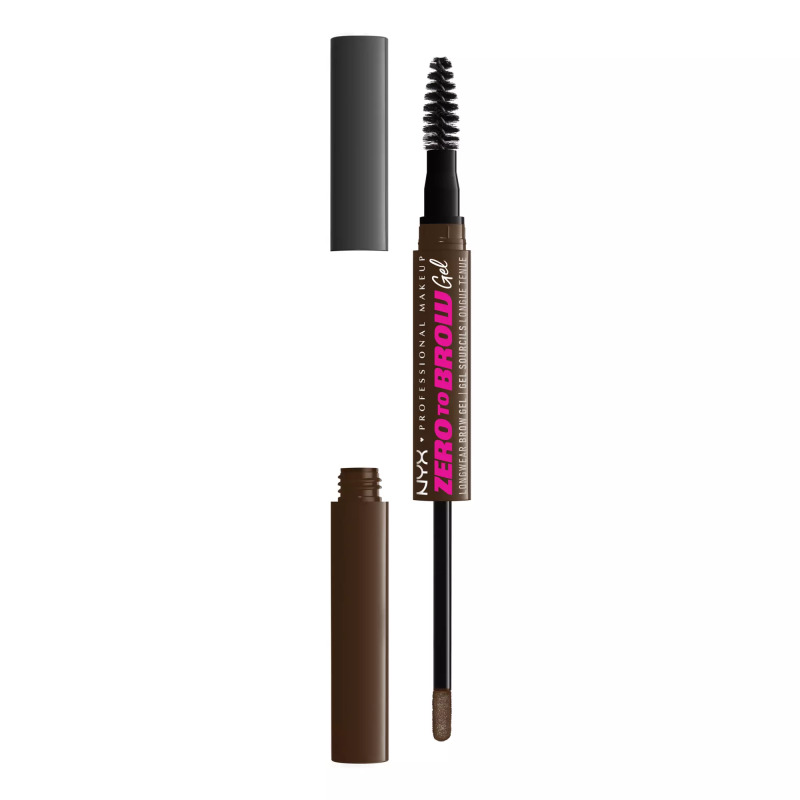 NYX Professional Makeup Zero To Brow Gel gel na obočí s aplikátorem odstín 07 Espresso 2 ml