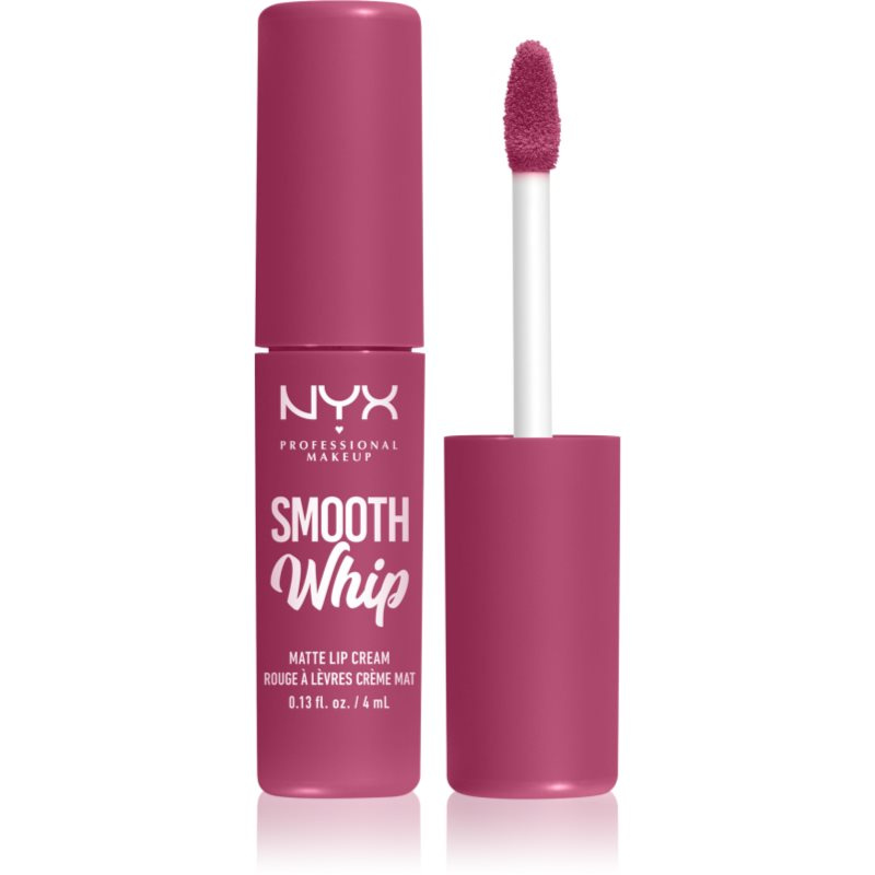 NYX Professional Makeup Smooth Whip Matte Lip Cream sametová rtěnka s vyhlazujícím efektem odstín 18 Onesie Funsie 4 ml