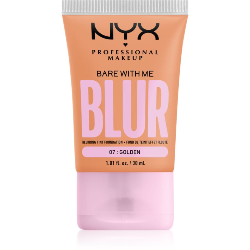 NYX Professional Makeup Bare With Me Blur Tint hydratační make-up odstín 07 Golden 30 ml