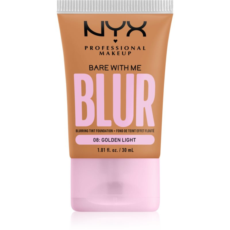 NYX Professional Makeup Bare With Me Blur Tint hydratační make-up odstín 08 Golden Light 30 ml