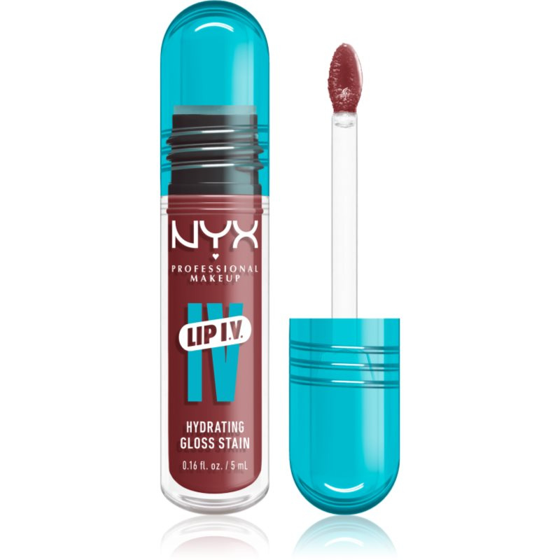 NYX Professional Makeup Lip IV dlouhotrvající lesk na rty s hydratačním účinkem odstín 02- HYDRA HONEY 5 ml