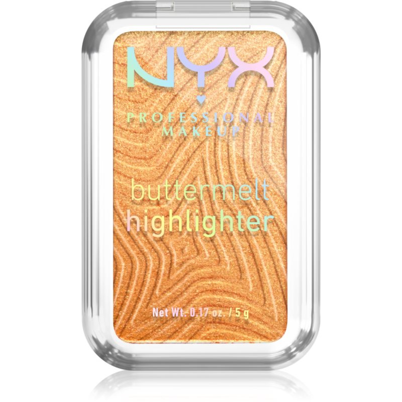 NYX Professional Makeup Buttermelt Highlighter rozjasňovač odstín Butta Bling 5 g