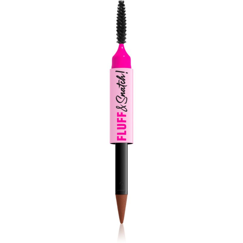 NYX Professional Makeup Fluff & Snatch tužka na obočí s pudrovým efektem odstín Auburn 1 g