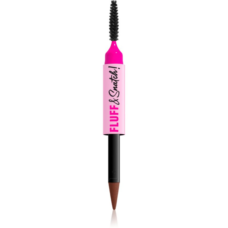 NYX Professional Makeup Fluff & Snatch tužka na obočí s pudrovým efektem odstín Rich Auburn 1 g