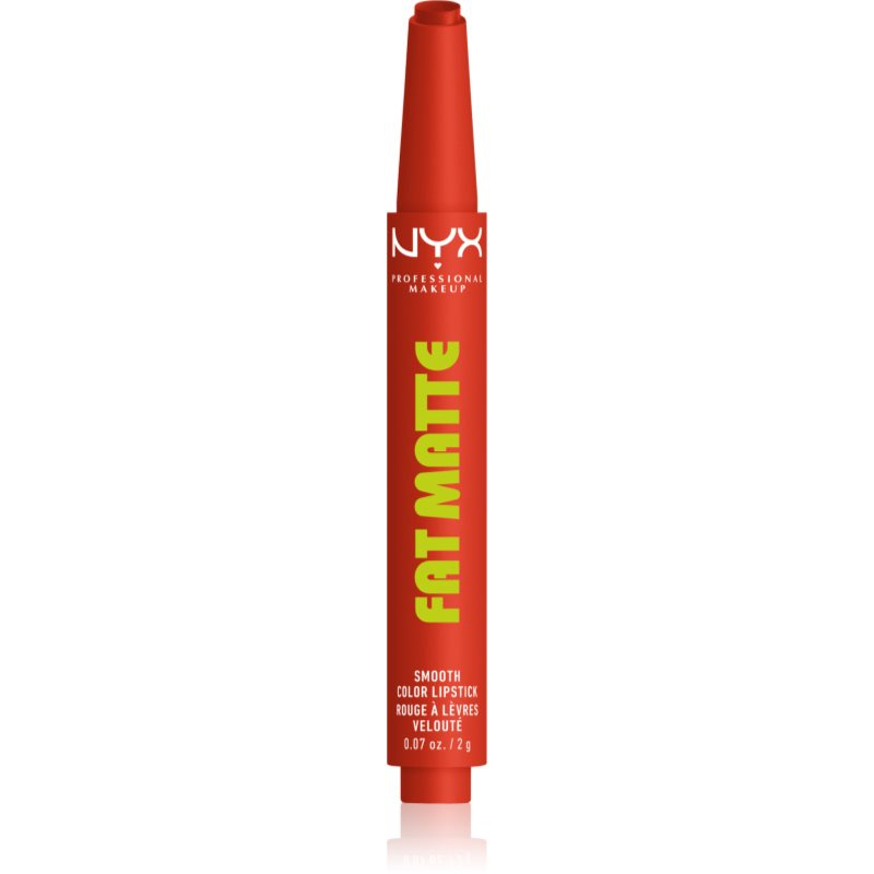 NYX Professional Makeup Fat Matte balzám na rty s matujícím efektem Comfy Cara 2 g