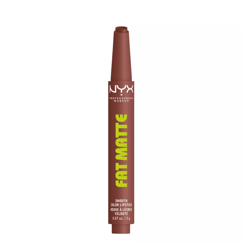 NYX Professional Makeup Fat Matte balzám na rty s matujícím efektem Toasty Taupe 2 g