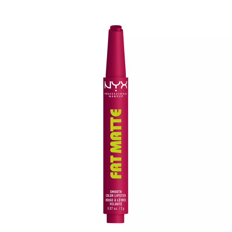 NYX Professional Makeup Fat Matte balzám na rty s matujícím efektem Hibiscus Hug 2 g