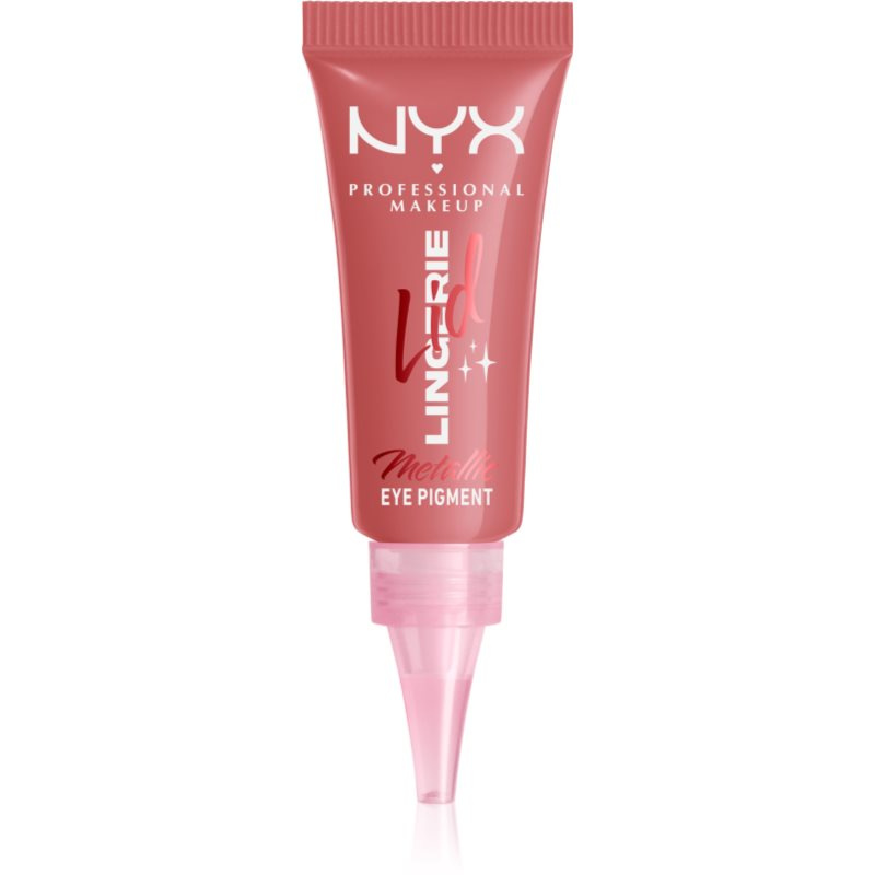NYX Professional Makeup Lid Lingerie krémové oční stíny odstín Risky Rosé 6 ml