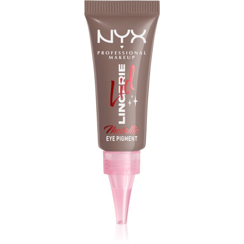 NYX Professional Makeup Lid Lingerie krémové oční stíny odstín Granite Grind 6 ml