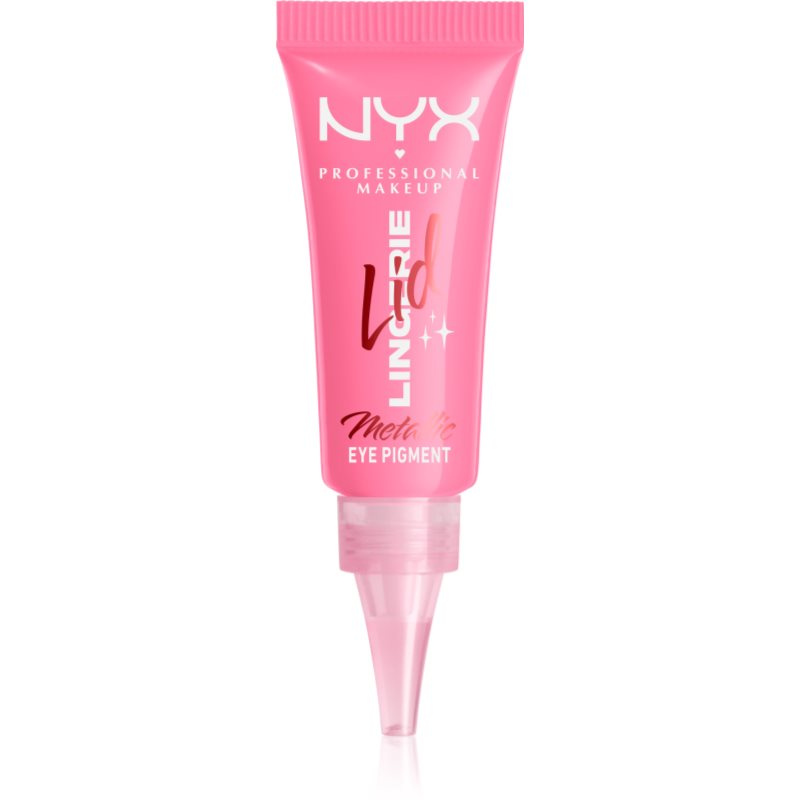 NYX Professional Makeup Lid Lingerie krémové oční stíny odstín 08 Push-Up Pink 6 ml