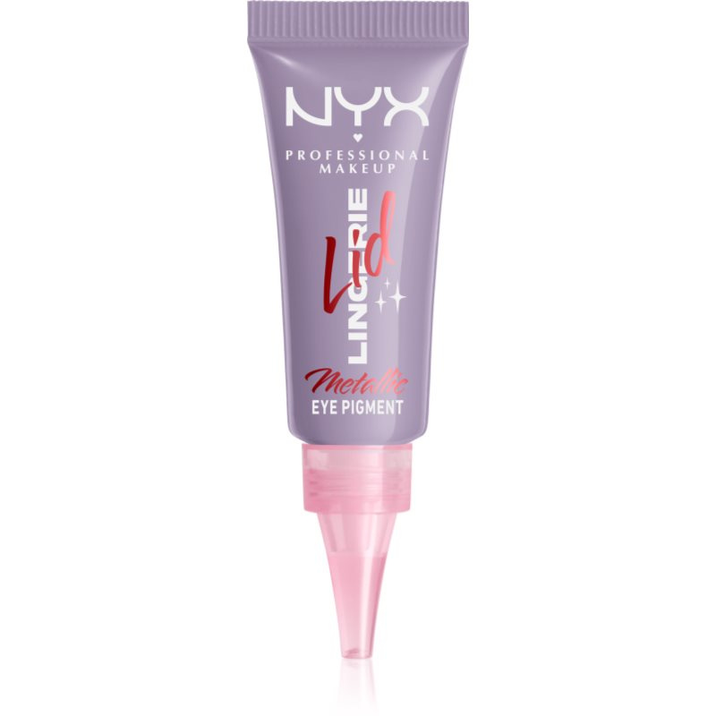 NYX Professional Makeup Lid Lingerie krémové oční stíny odstín 10 Lacy Lilac 6 ml