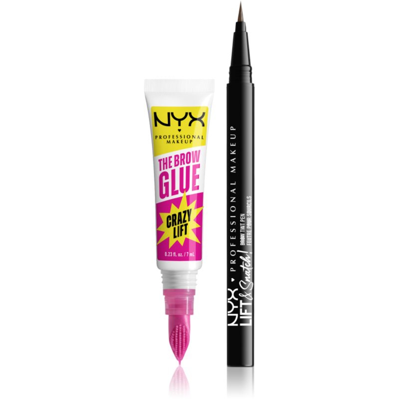 NYX Professional Makeup Brow Duo dárková sada na obočí odstín 01 2 ks