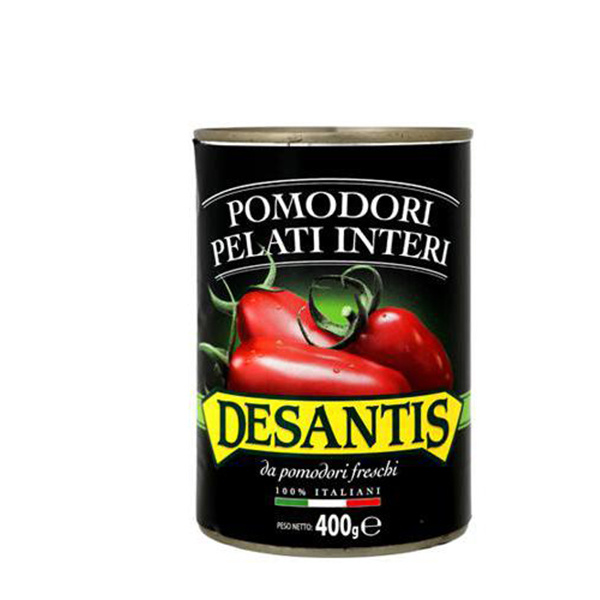 Desantis Loupaná rajčata (Pomodori Pelati Interi) 400g