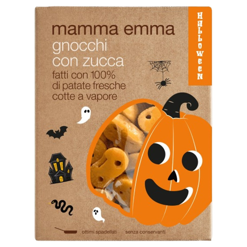 Mamma Emma Bramborové gnocchi s dýní Halloween