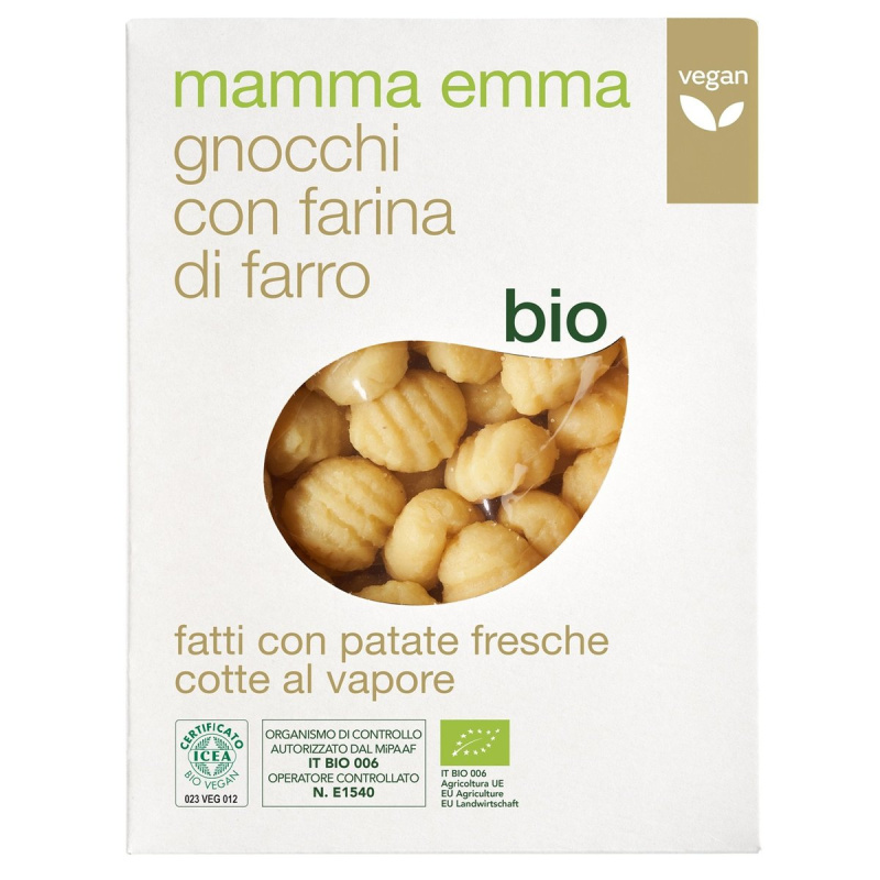 Mamma Emma BIO Špaldové gnocchi