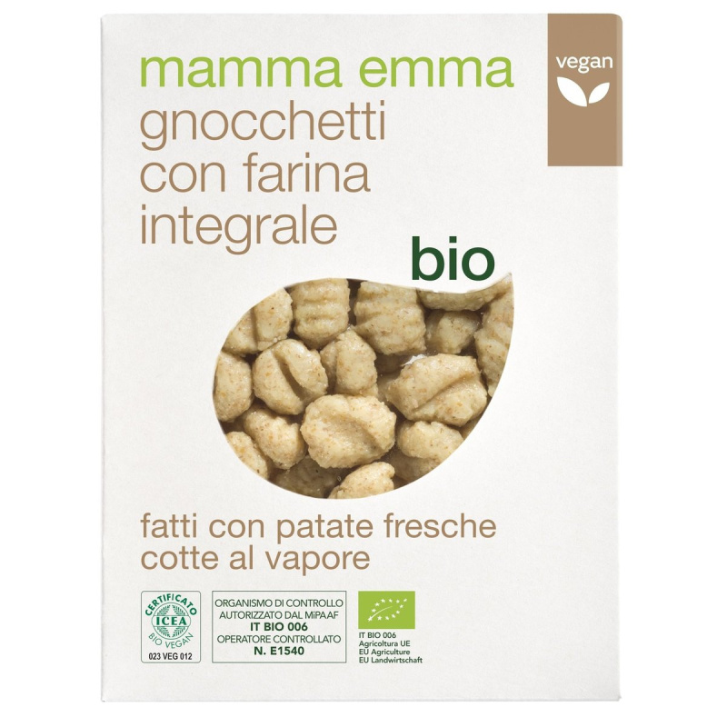 Mamma Emma BIO Celozrnné gnocchetti