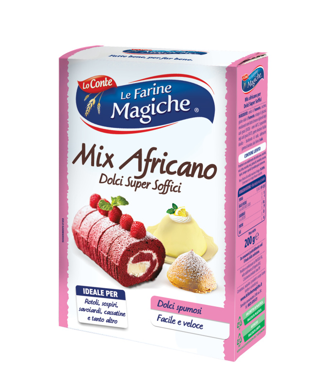Lo Conte Magiche Africká směs škrobů a cukru (Mix Africano Amidi e Zucchero) 200g