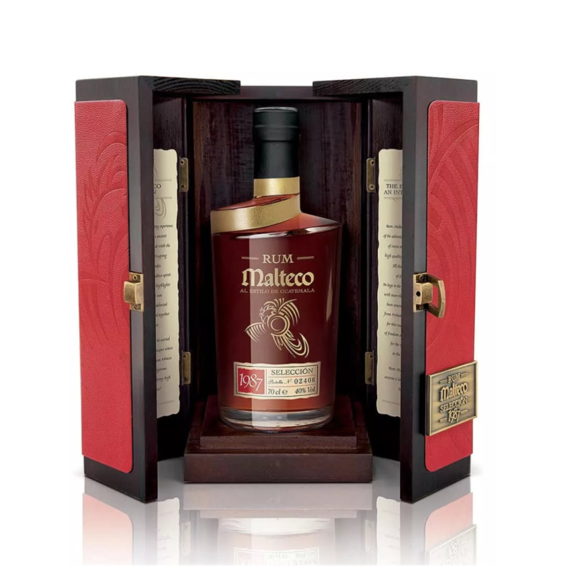 Malteco Seleccion 1987 40% 0,7l (dřevěná kazeta)