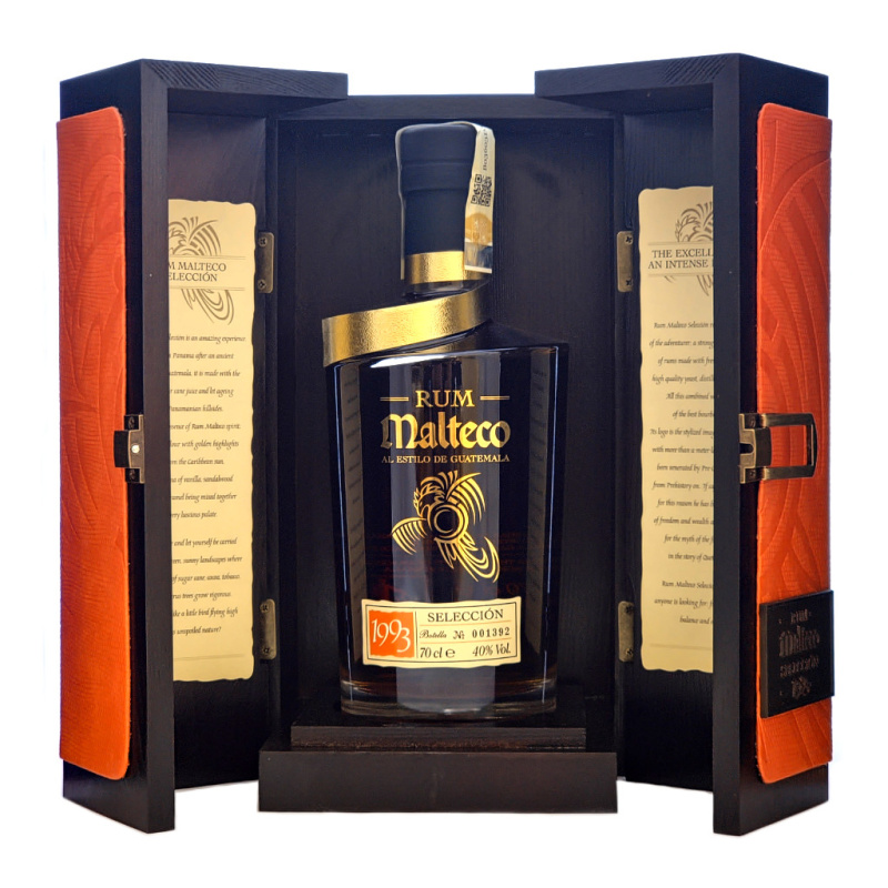 Malteco Seleccion 1993 40% 0,7l (dřevěná kazeta)